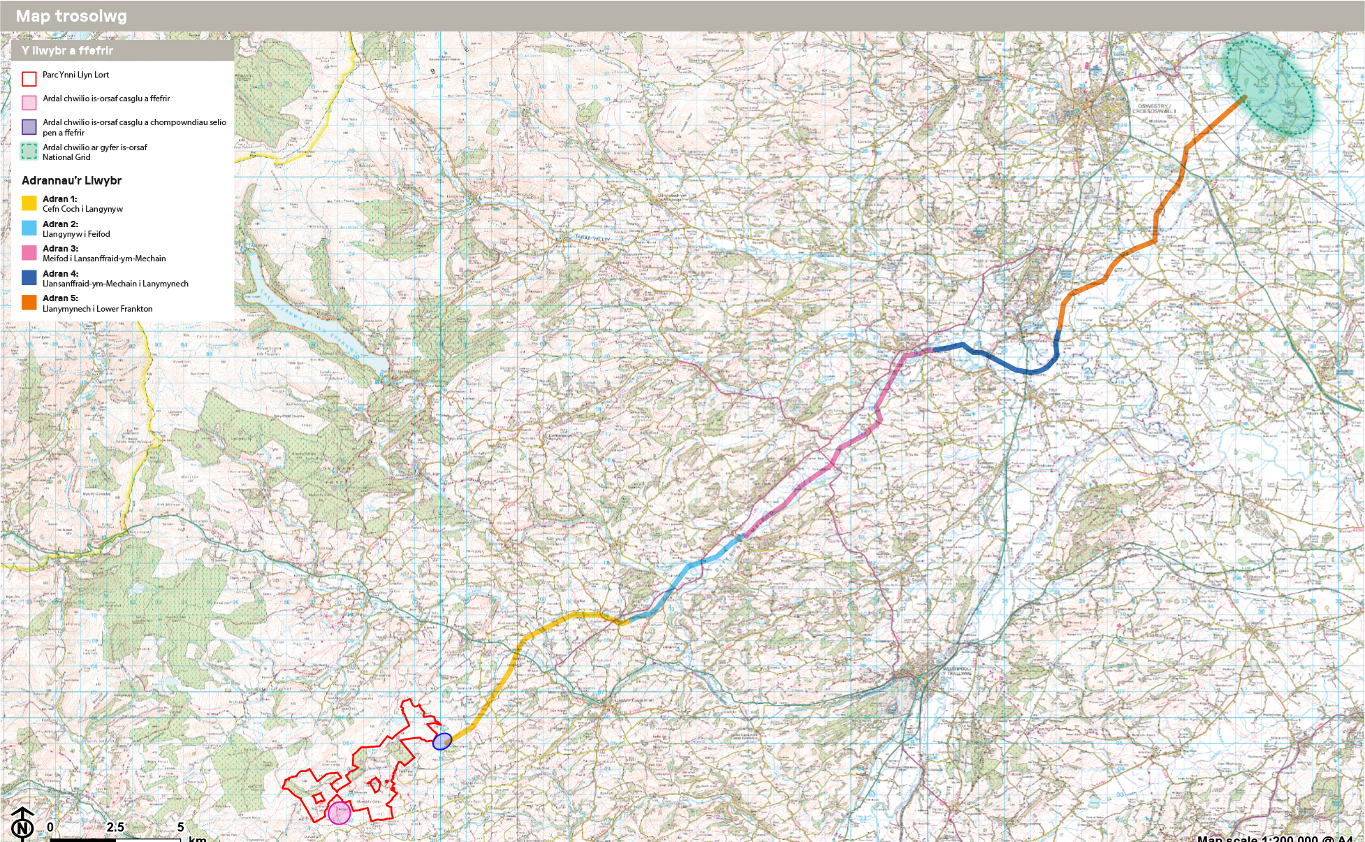 Ein map llwybr dewisol